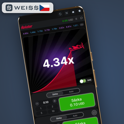 Nastavení auto-cashout v Aviatoru ve Weiss Casinu – automatický výběr výhry
